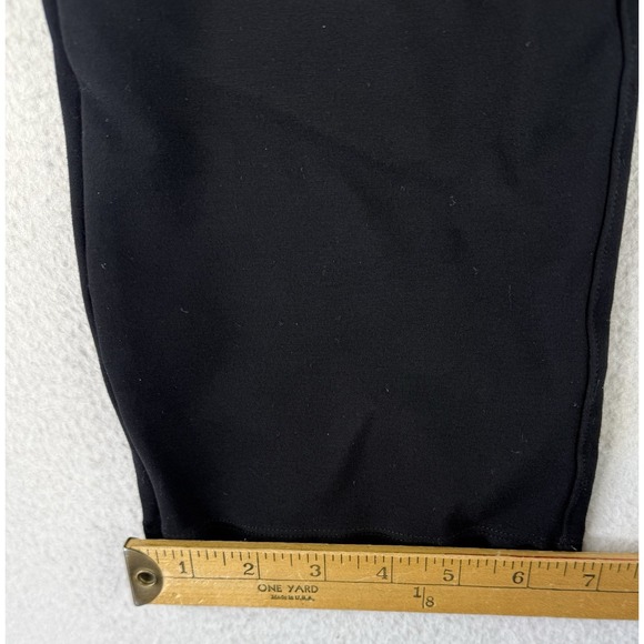Quince Ultra-Stretch Ponte Straight Leg Pants Women's Medium Black - Picture 5 of 10